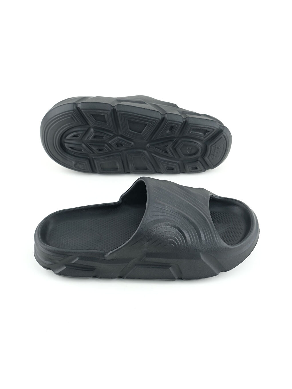Siyah Yazlık Erkek Eva Banyo Bahçe Islak Zemine Uygun Terlik-4
