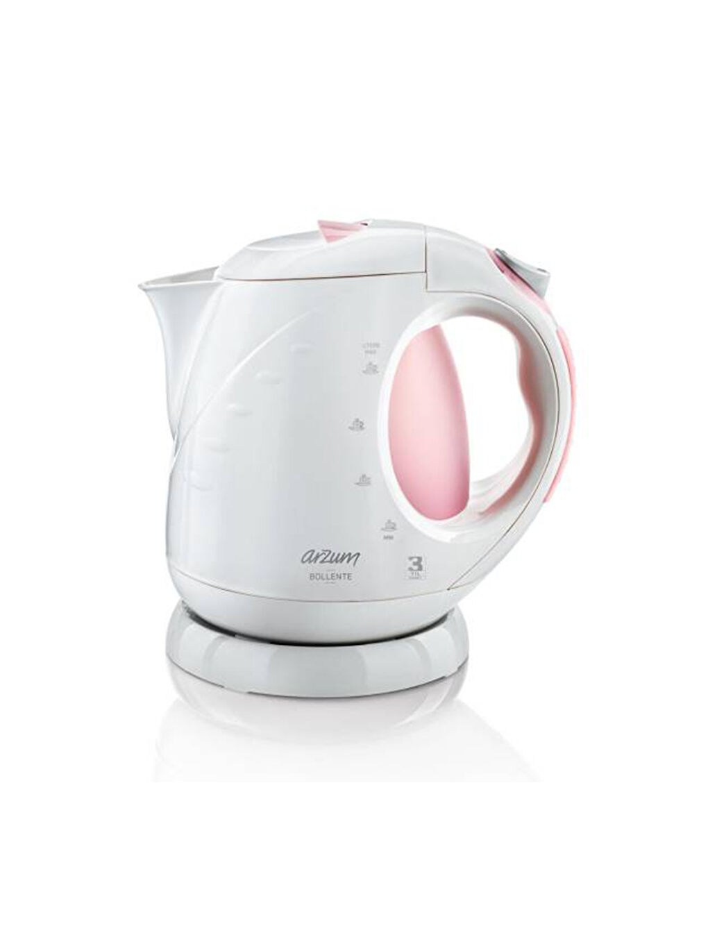 ARZUM AR3015 Bollente Gizli Rezistanslı Su Isıtıcısı - Pembe