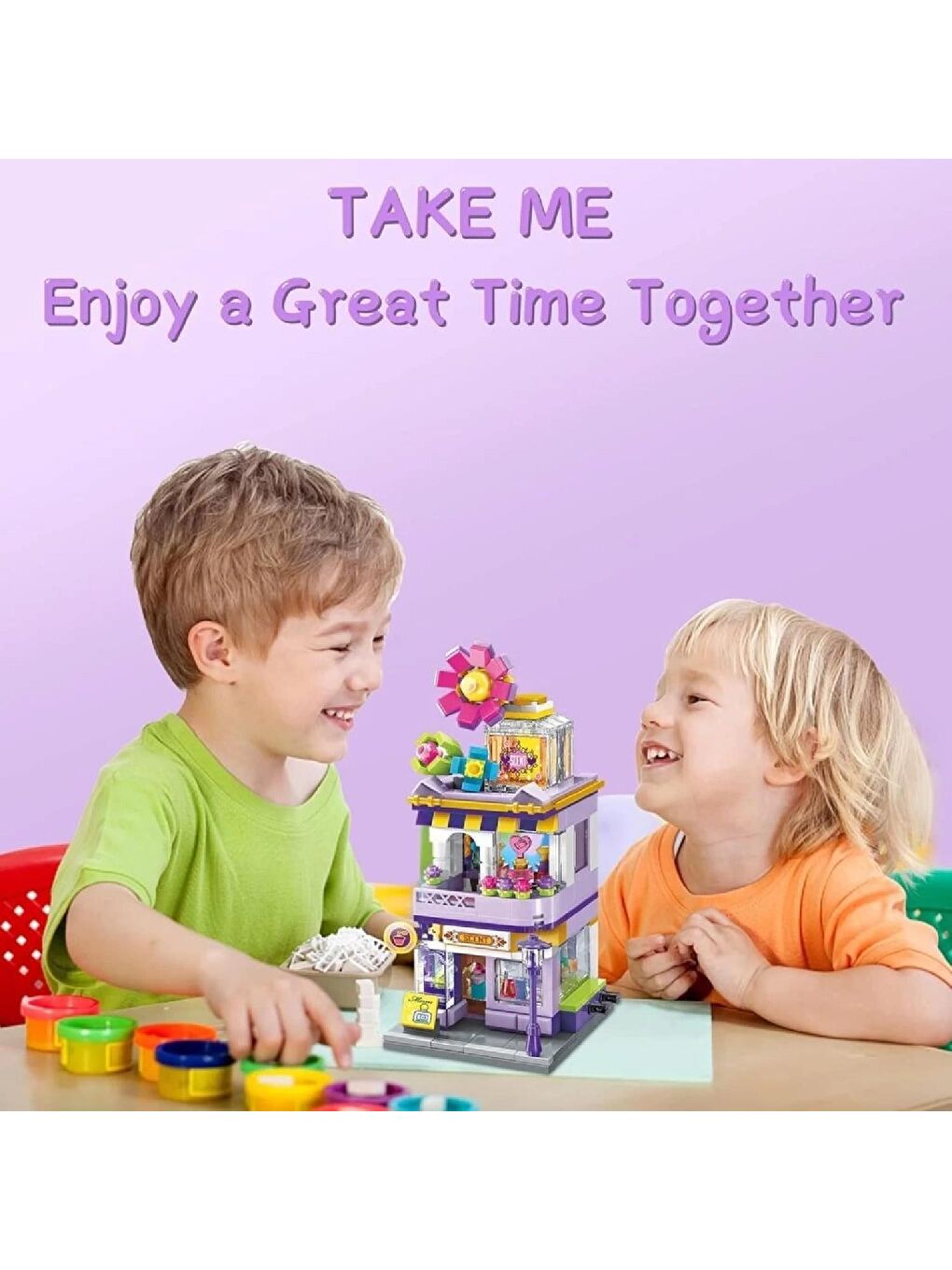 Keeppley Parfüm Mağazası Block Lego Yapı Oyuncağı 306 Parça (KP28003)-5