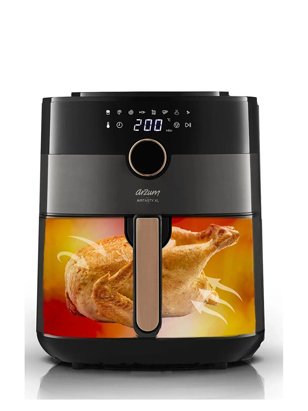 AR2074-B Airtasty XL Sıcak Hava Fritözü - Bakır-2