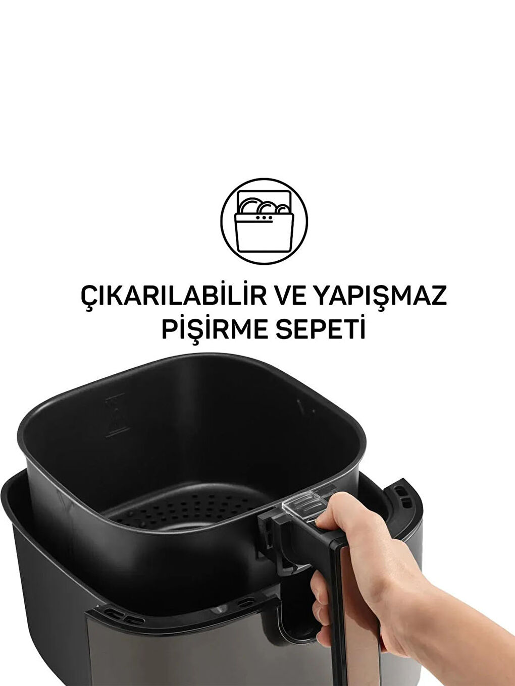 AR2074-B Airtasty XL Sıcak Hava Fritözü - Bakır-3