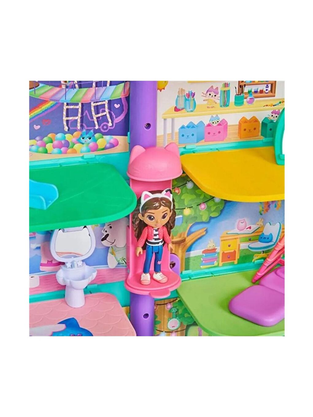 Gabby's Dollhouse Karışık DollHouse Perfect Bebek Evi - 2