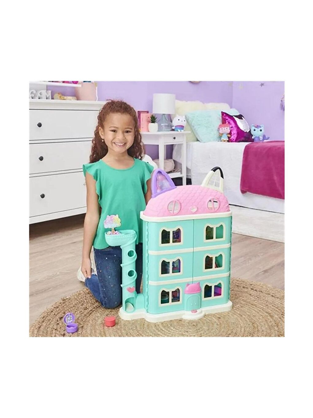 Gabby's Dollhouse Karışık DollHouse Perfect Bebek Evi - 3