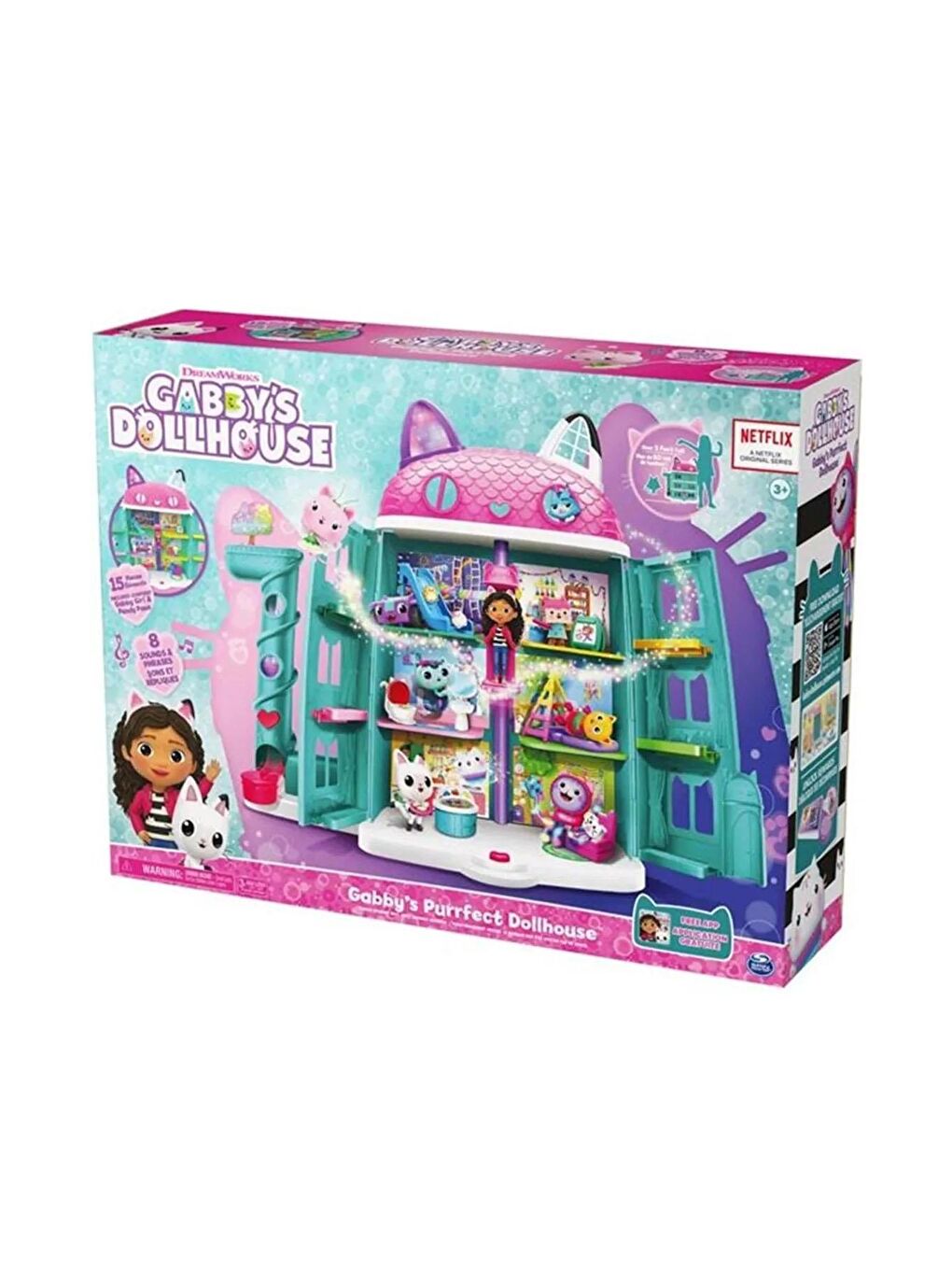 Gabby's Dollhouse Karışık DollHouse Perfect Bebek Evi - 4