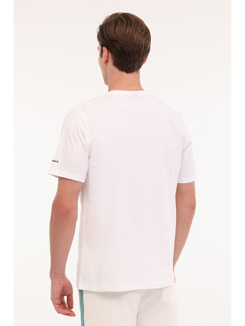 Bej Ml Stew 11ds1025 Ekru Erkek Kısa Kol T-shirt-1
