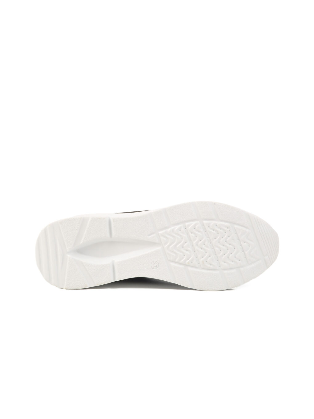 Siyah Beyaz Fileli Hafif Kadın Spor Ayakkabı 2420 G-4