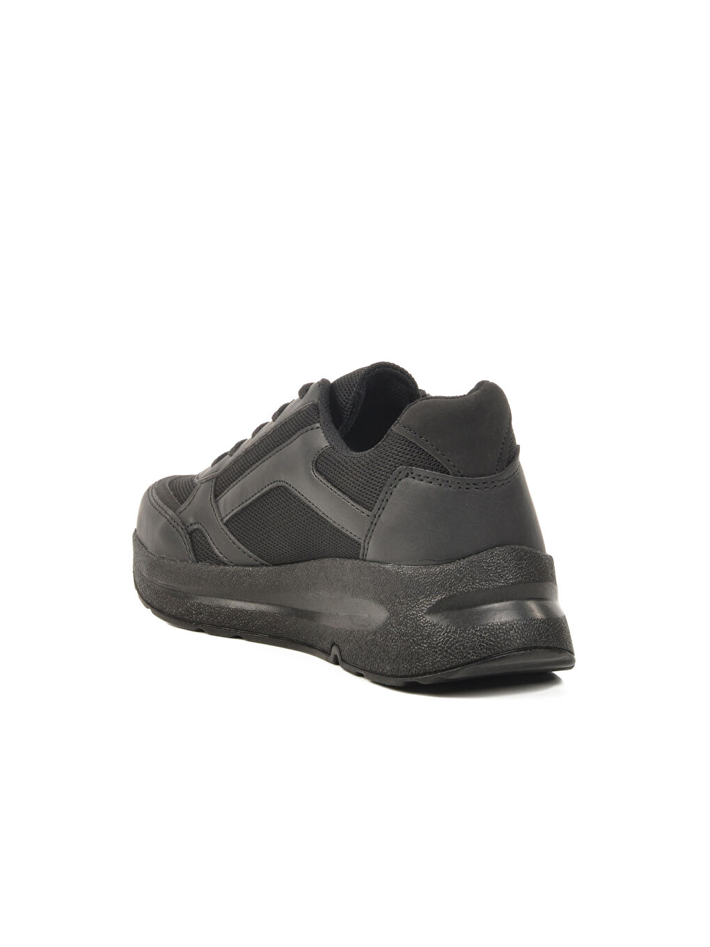 Siyah Fileli Hafif Kadın Spor Ayakkabı 2420 G-3