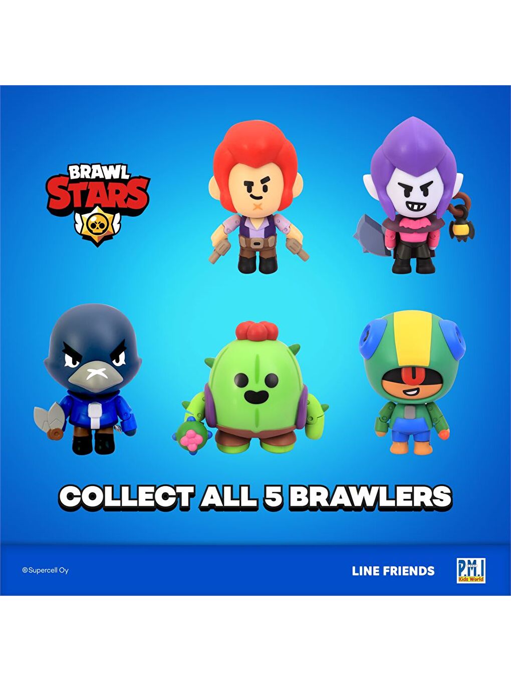 PMI Brawl Stars Tekli Aksiyon Figürü - Model 1 - 2