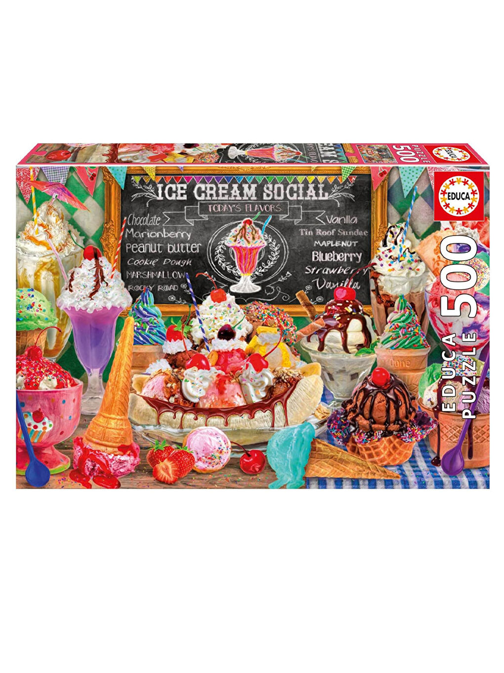 Puzzle 500 Parça Dondurma Dükkanı 20251