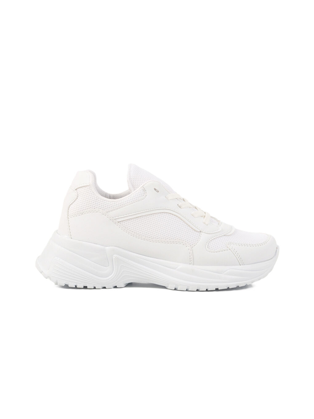 Beyaz Fileli Hafif Kadın Spor Ayakkabı 2410 G