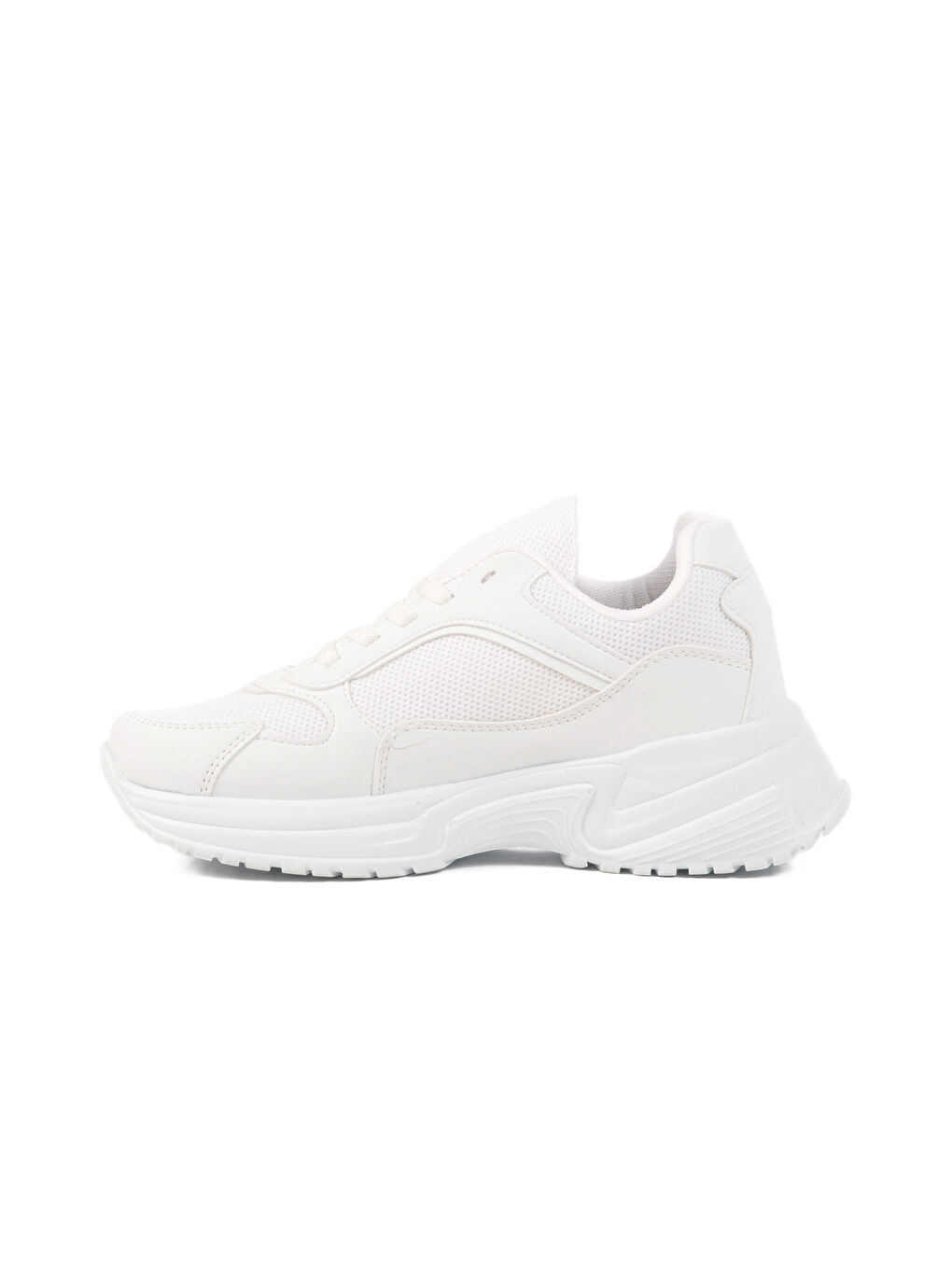 Beyaz Fileli Hafif Kadın Spor Ayakkabı 2410 G-1