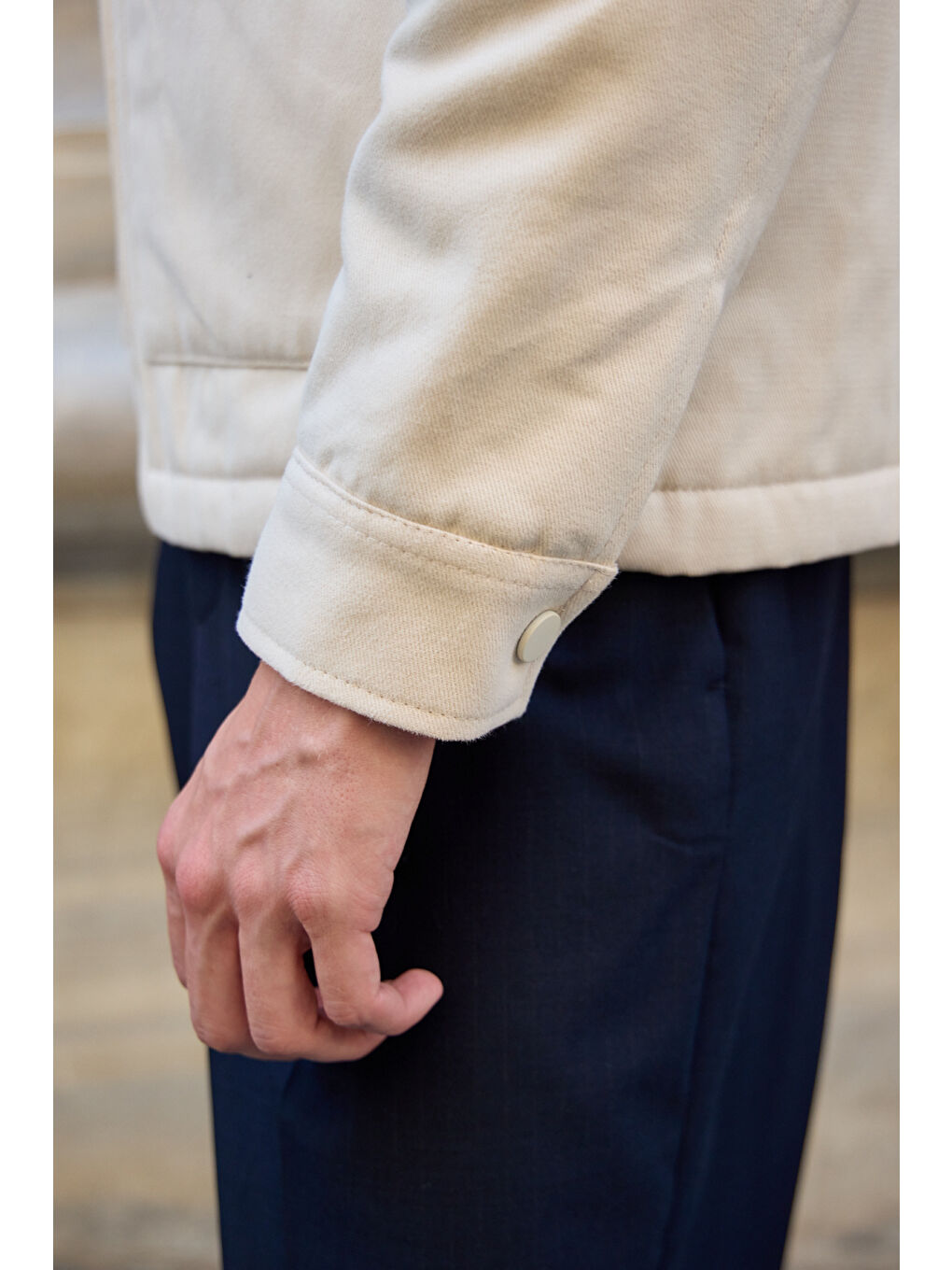 Bej ERKEK PAMUKLU CEKET MONT BEJ-5