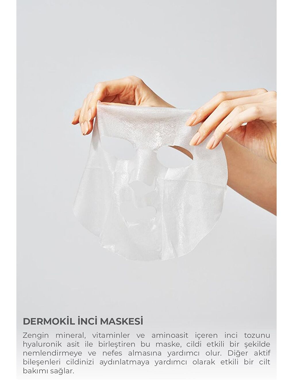 İnci Kağıt Yüz Maskesi (Hassas Ciltler için) 20 g x 5 Adet-2