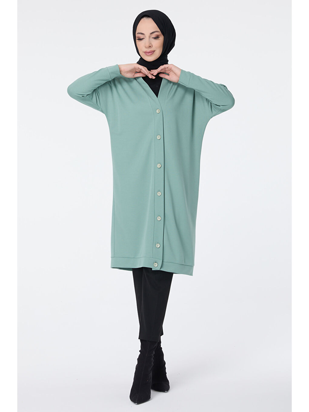 Yeşil Hırka Mint - 11430