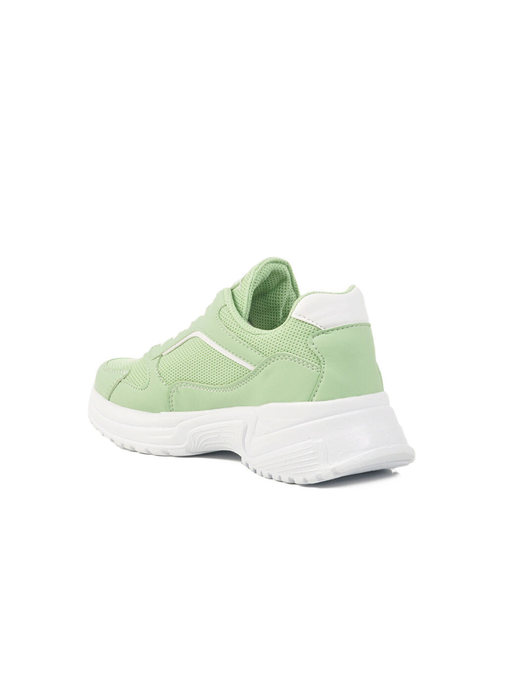 Turkuaz Mint Yeşili Fileli Hafif Kadın Spor Ayakkabı 2410 G-3