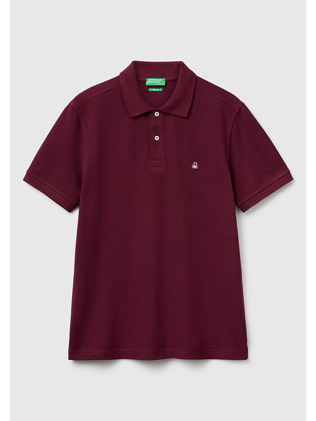 Erkek Mürdüm Regular Fit Kısa Kollu Polo T-Shirt-1
