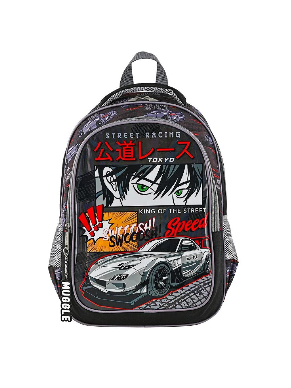 2 Bölmeli Tokyo Speed Okul Sırt Çantası (MU-9136)