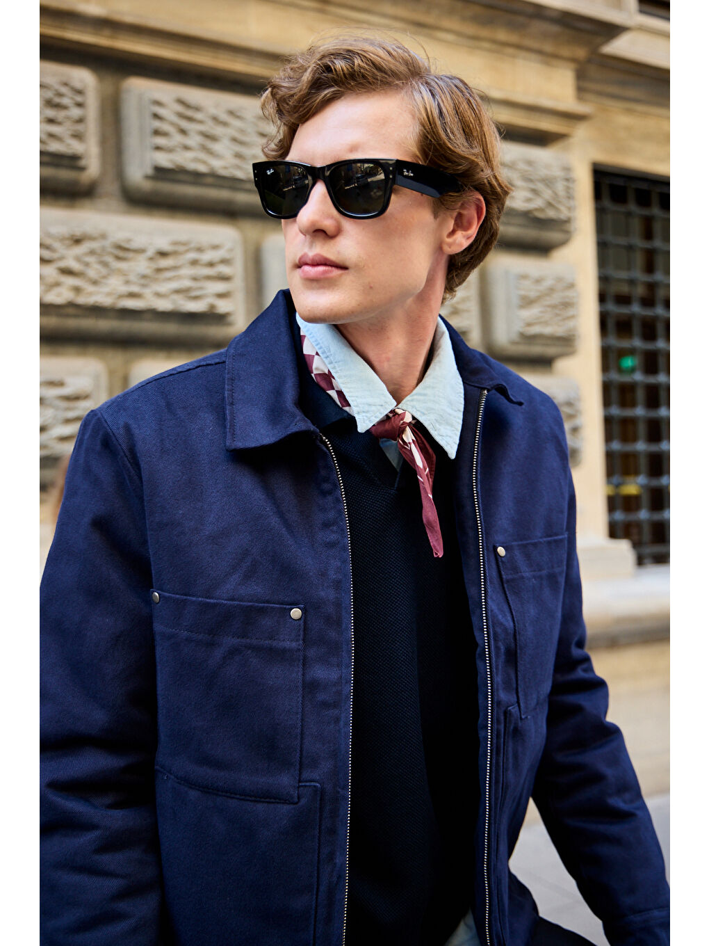 Erkek Pamuklu %100 Pamuk Ceket Mont Lacivert-1