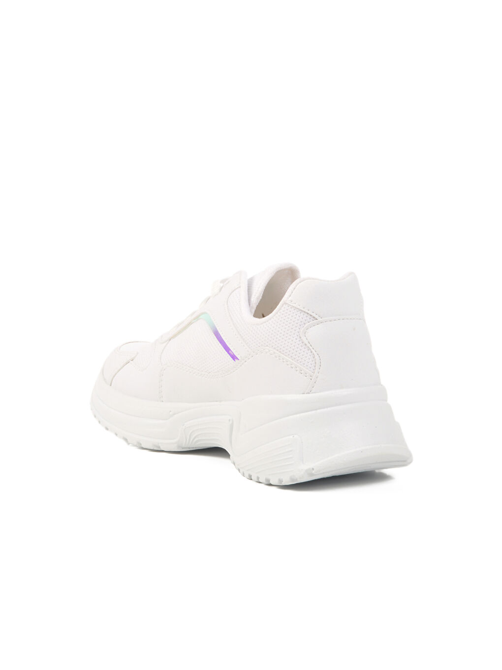 Beyaz Parlak Hafif Kadın Spor Ayakkabı 2410 G-3