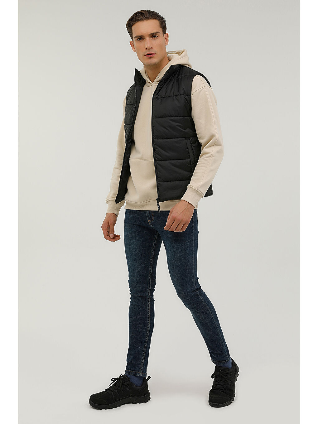 M-EVRA VEST 2PR Siyah Erkek Yelek-2