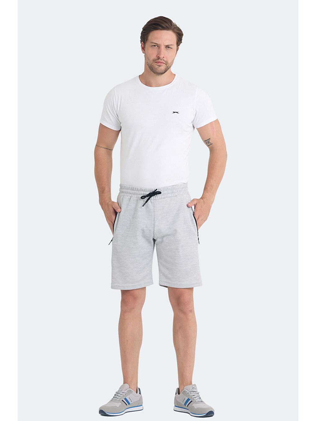 KANANI I Erkek Cepli Gri Şort-5