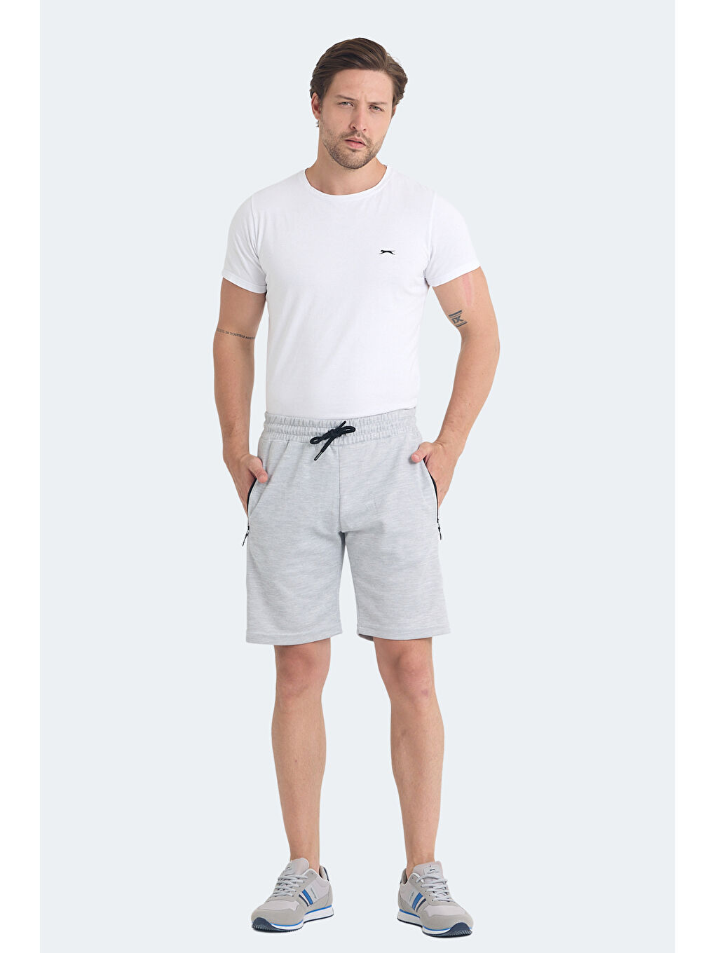 KANANI I Erkek Cepli Gri Şort-6