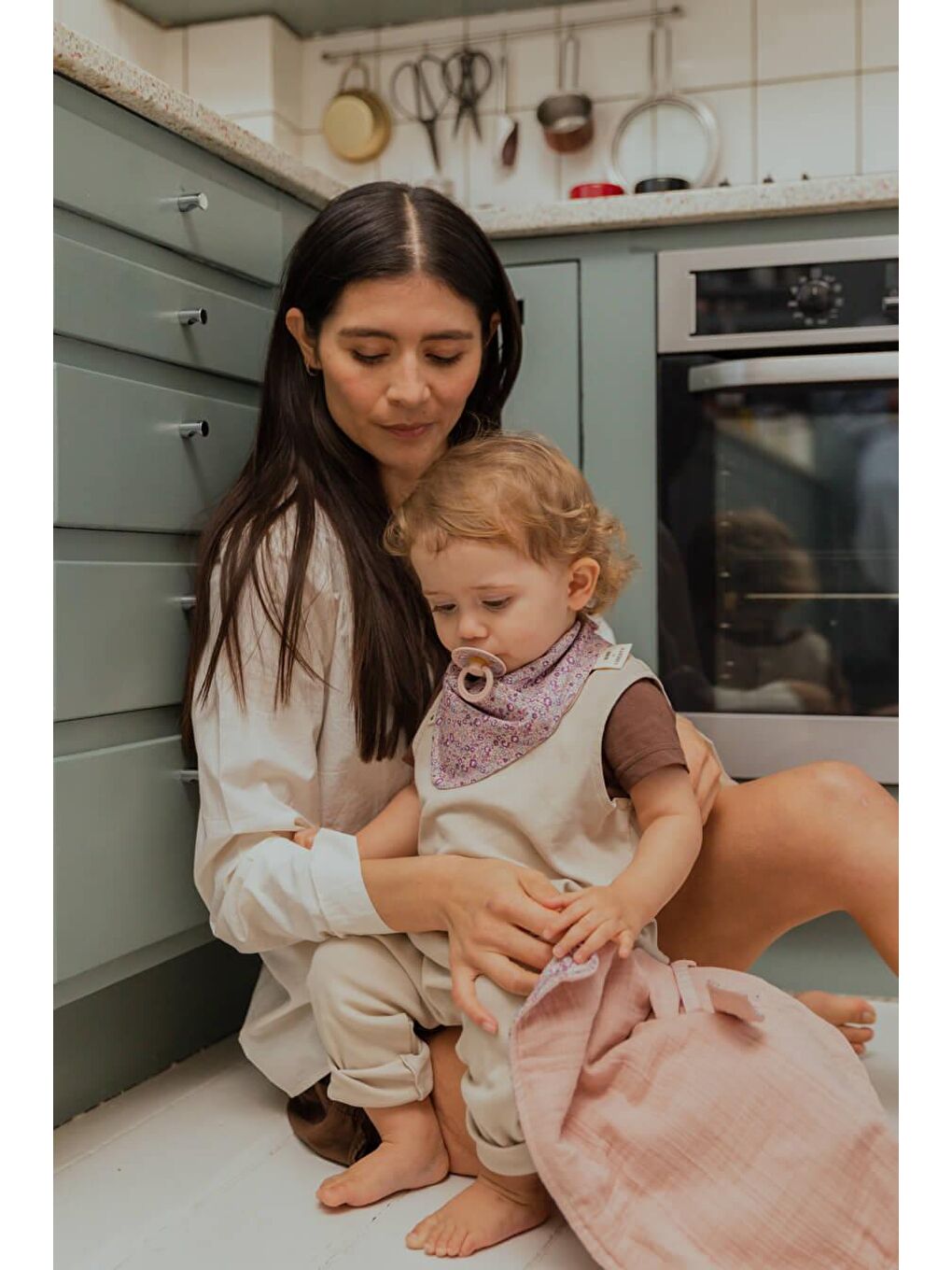 X Liberty Bandana Bib Eloise-Blush-3