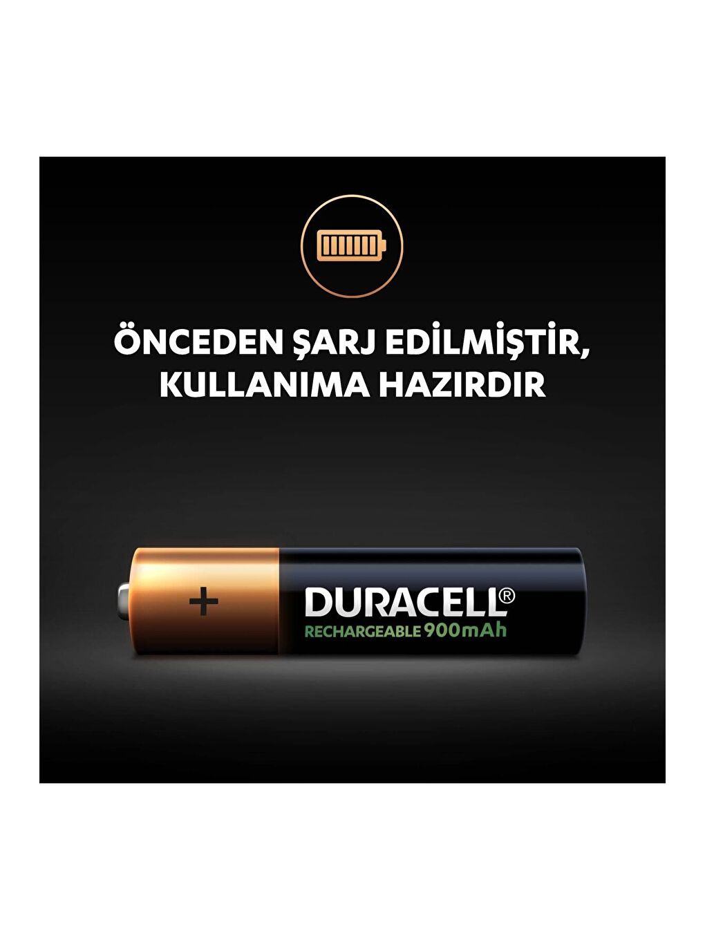 Şarj Edilebilir Aaa 900mah Piller 2 li  4 Adet-2