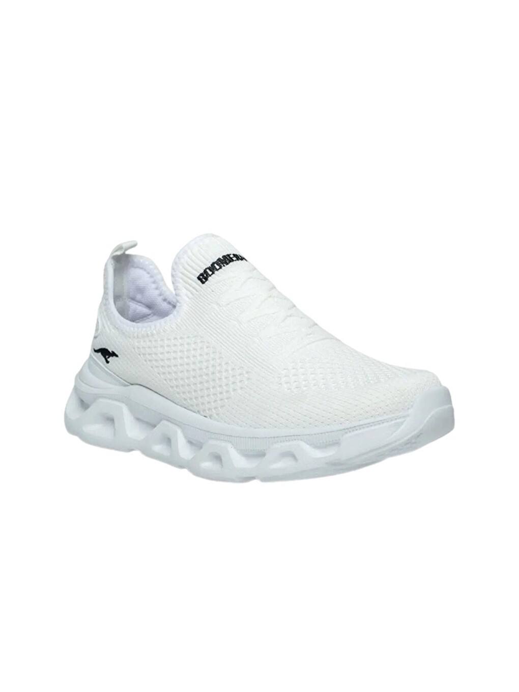 Beyaz Wnd 4106 Slip On Nefes Alan Kalın Taban Erkek Sneaker-1