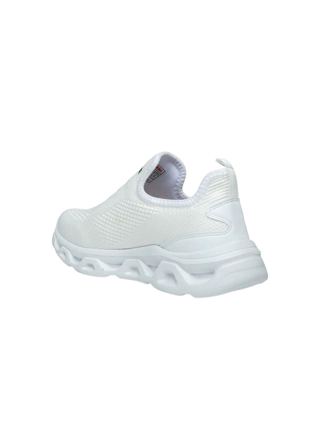Beyaz Wnd 4106 Slip On Nefes Alan Kalın Taban Erkek Sneaker-3
