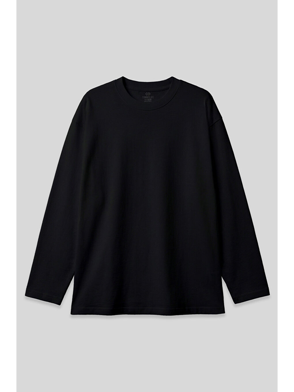 Basic O Yaka Büyük Beden 2li Paket Siyah - Beyaz Erkek T-Shirt - 88107-1