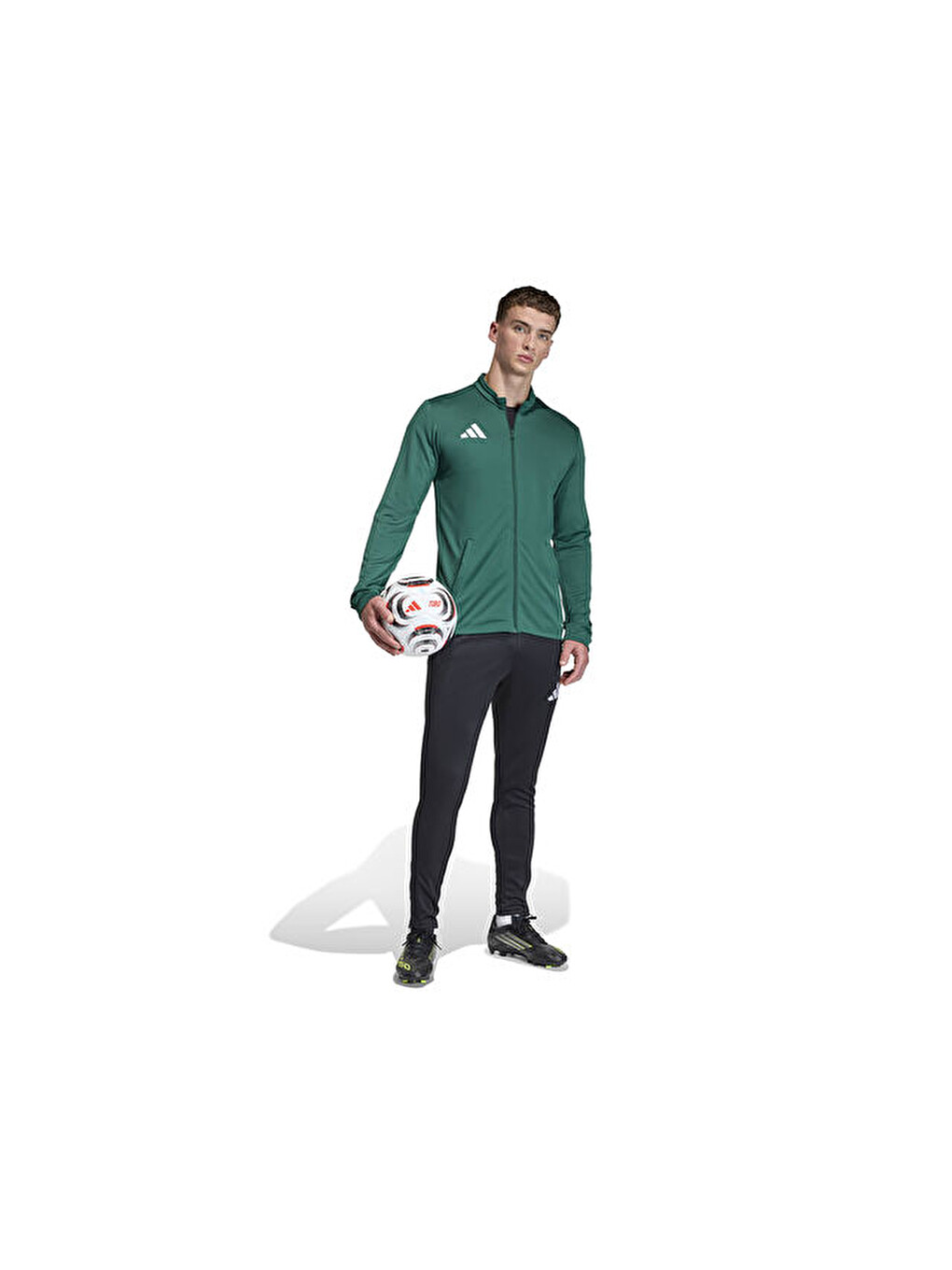 Ent26 Tk Jkt Erkek Futbol Kamp Fermuarlı Sweatshirt Ke9835 Yeşil-6