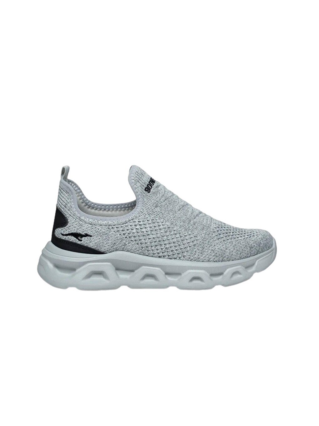 Gri Wnd 4106 Slip On Nefes Alan Kalın Taban Erkek Sneaker-2