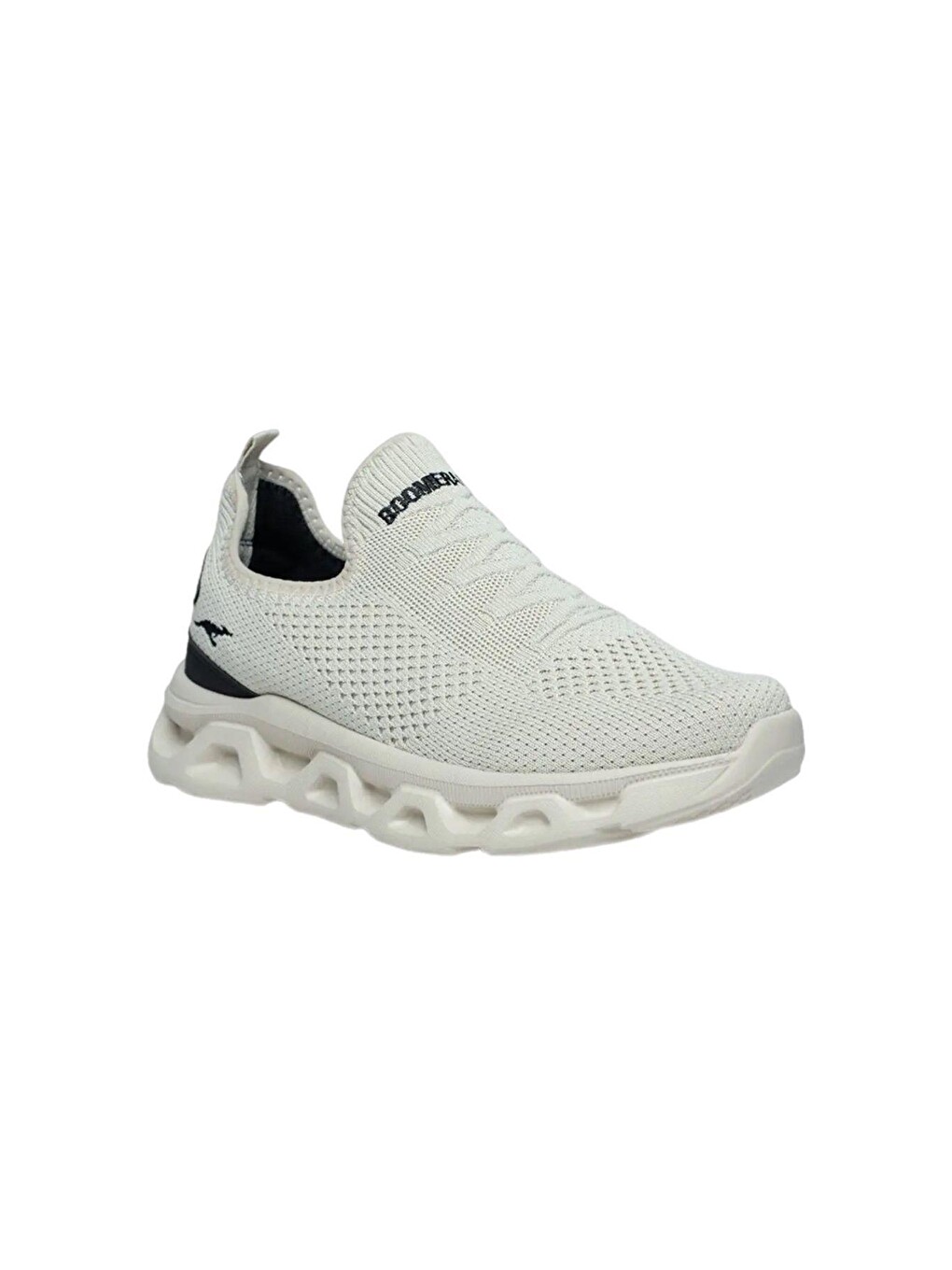 Bej Wnd 4106 Slip On Nefes Alan Kalın Taban Erkek Sneaker-1