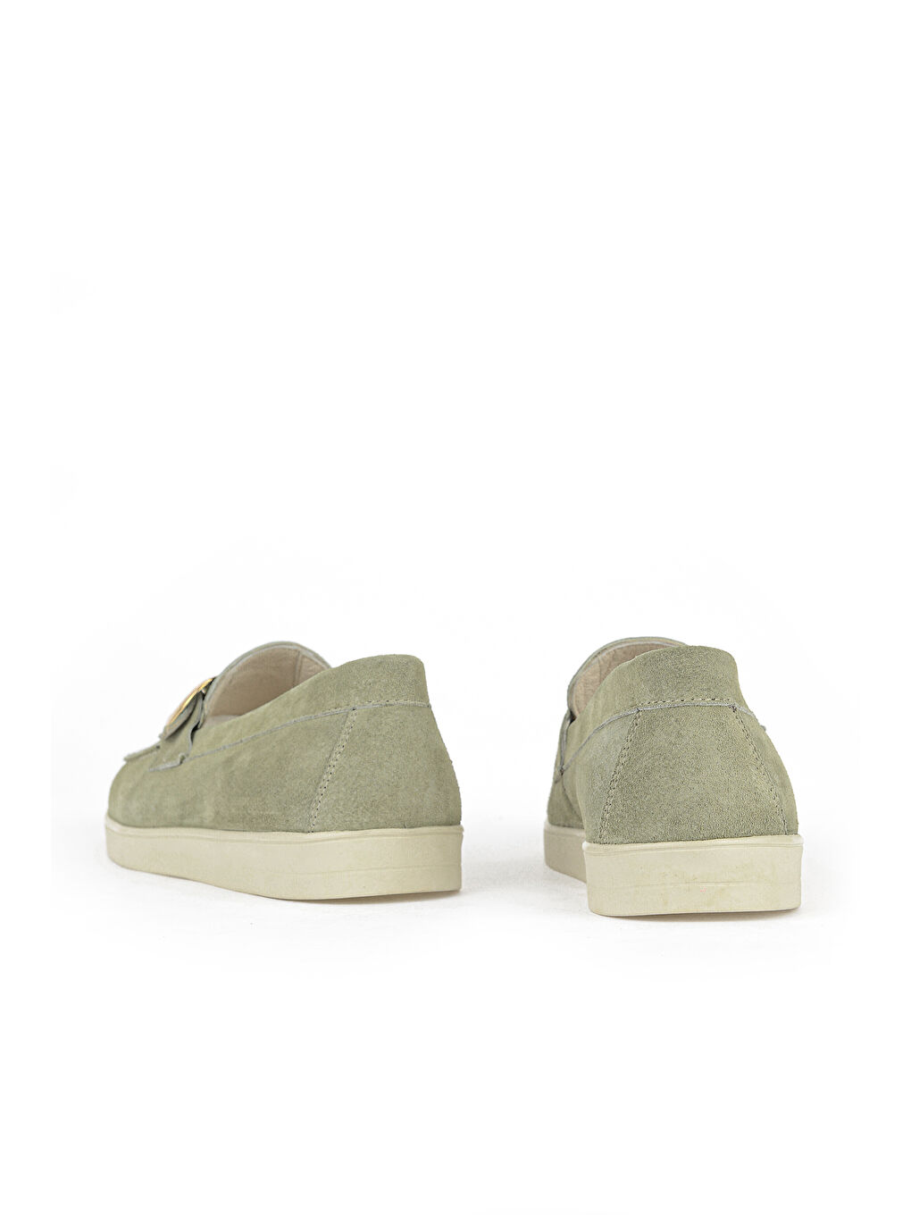 Kadın Hakiki Deri Günlük Ayakkabı 1611022Z2797 Yeşil-2