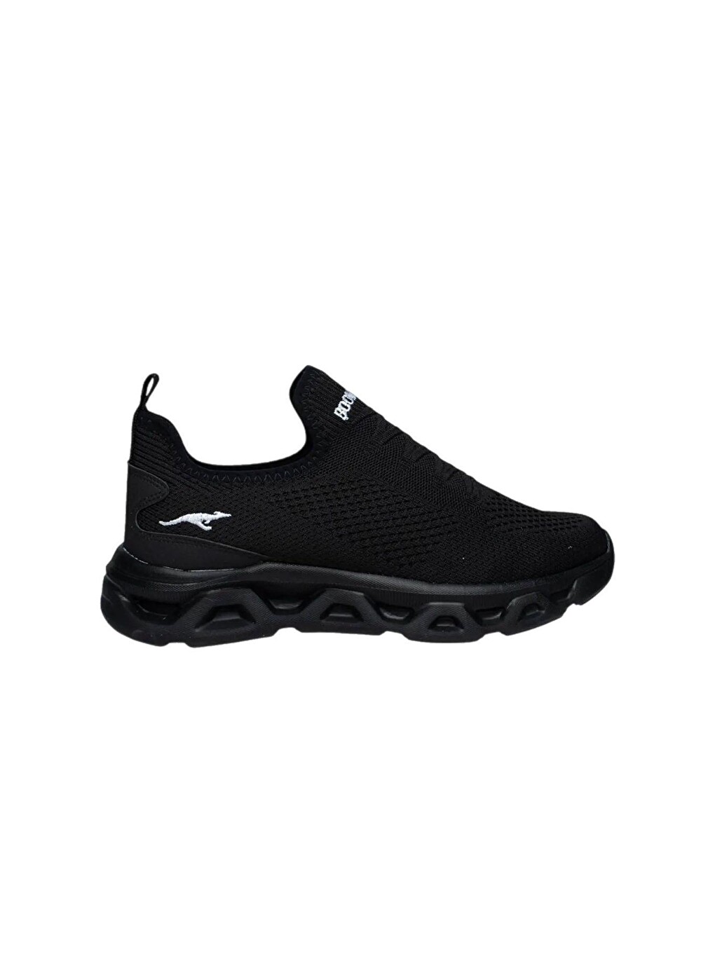 Siyah Wnd 4106 Slip On Nefes Alan Kalın Taban Erkek Sneaker-2
