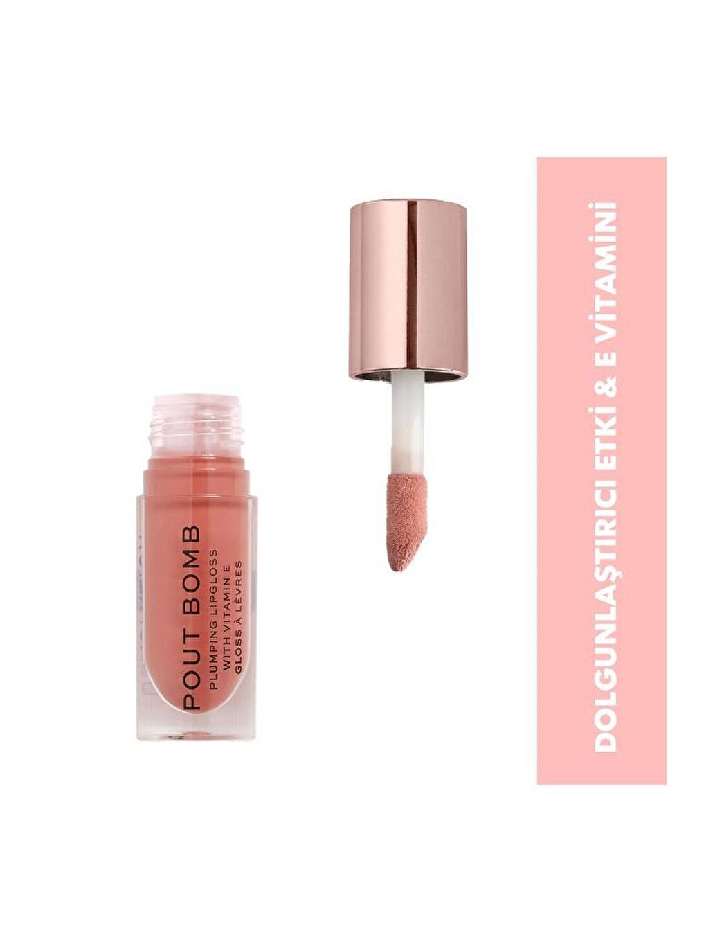 Revolution Antrasit Dudak Dolgunlaştırıcı Ve Parlatıcı - Pout Bomb Plumping Gloss - Kiss