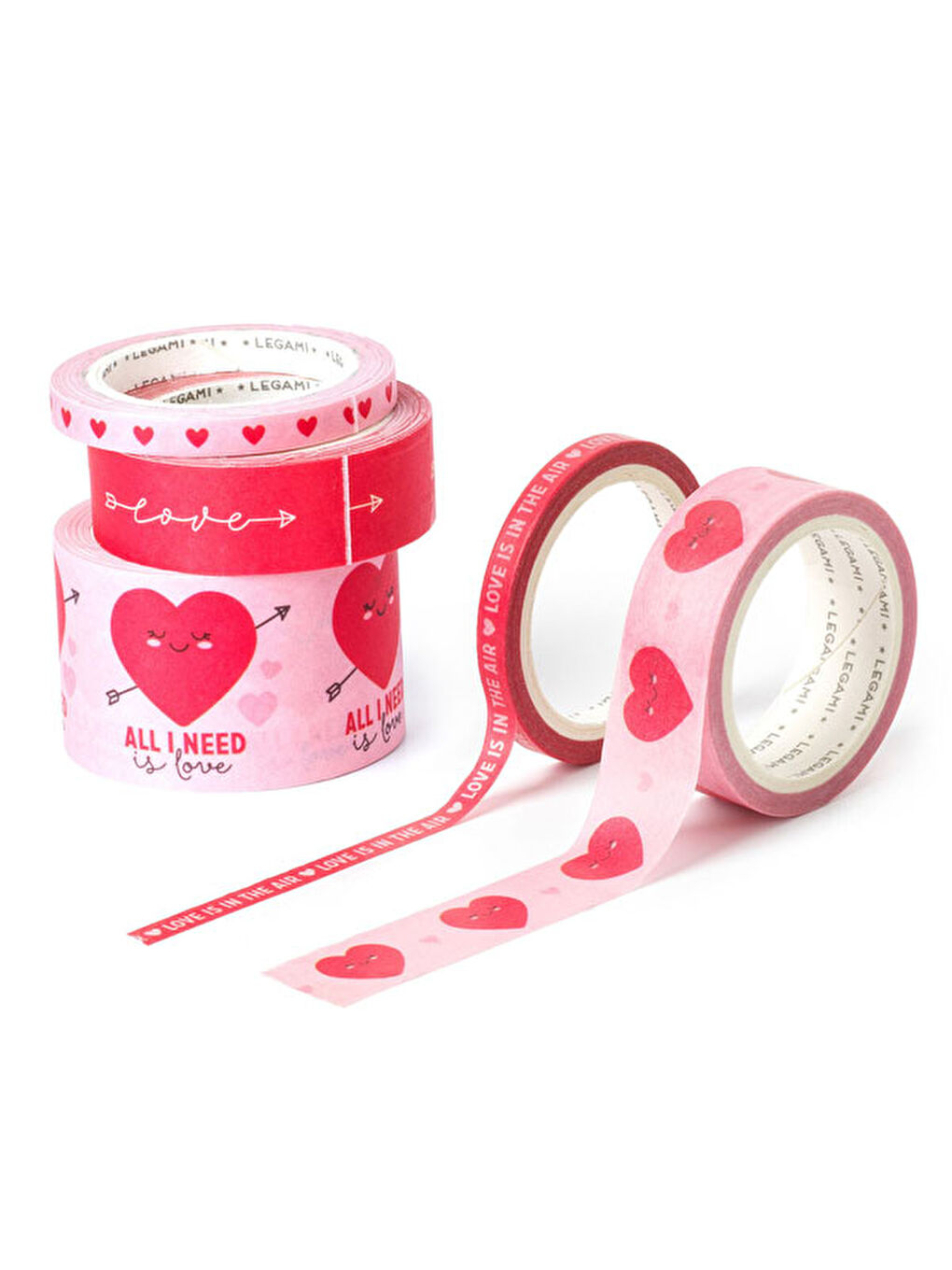 Mini 5li Kağıt Bandı Heart K099265