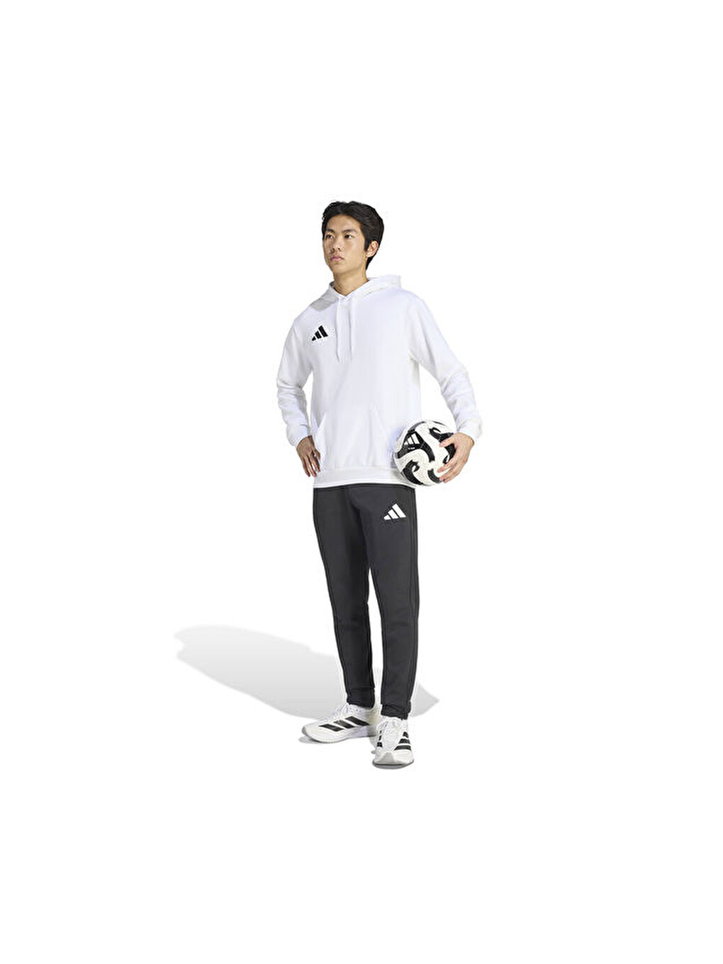 Ent26 Hoody Erkek Futbol Sweatshirts Jz6579 Beyaz-5