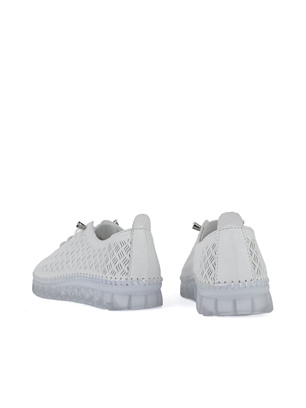 Kadın Hakiki Deri Günlük Ayakkabı 1611046Z8031 Beyaz-2