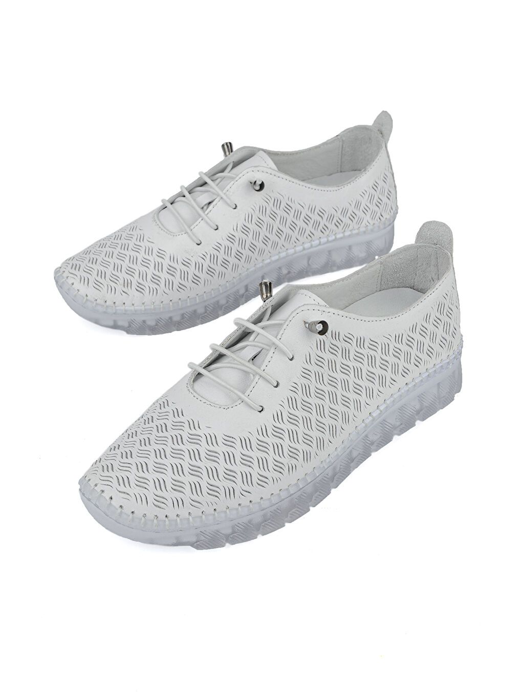 Kadın Hakiki Deri Günlük Ayakkabı 1611046Z8031 Beyaz-4