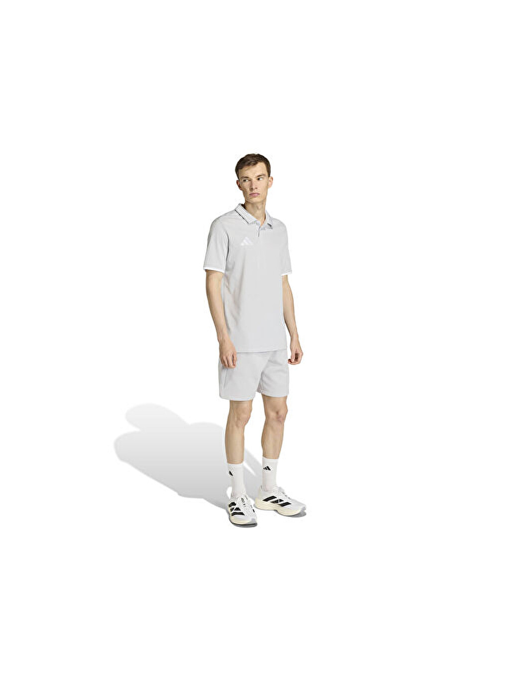 Ent26 Polo Erkek Futbol Kamp Polo Tişört Jz6662 Gri-7
