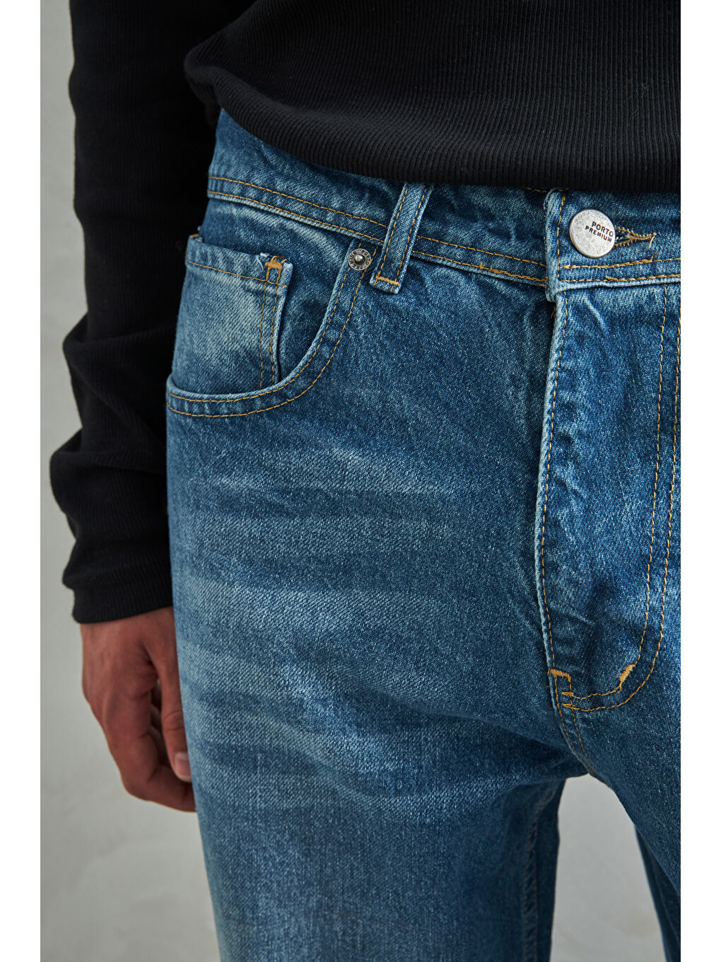 Mavi Erkek Baggy Jean Pantolon-5