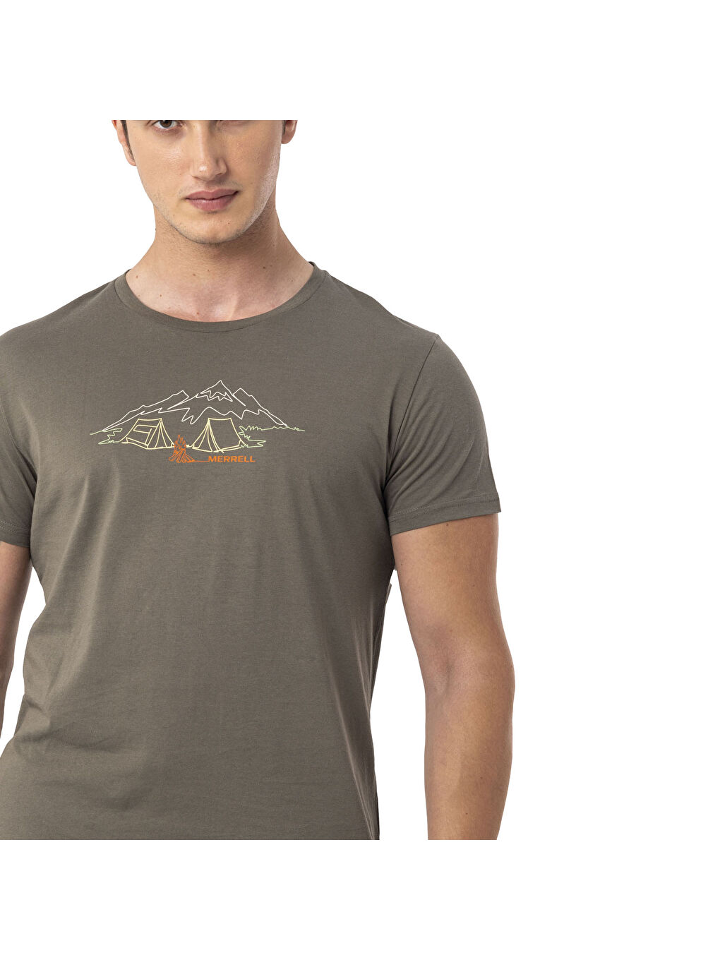 Haki Tamp Erkek Yeşil Tişört-3