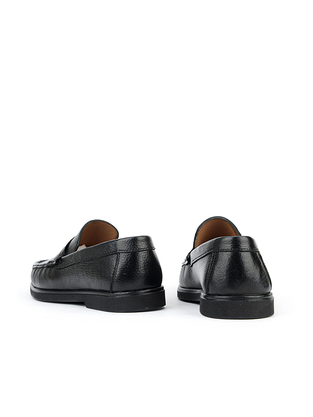 Erkek Hakiki Deri Günlük Ayakkabı 1611065Z301 Siyah-2