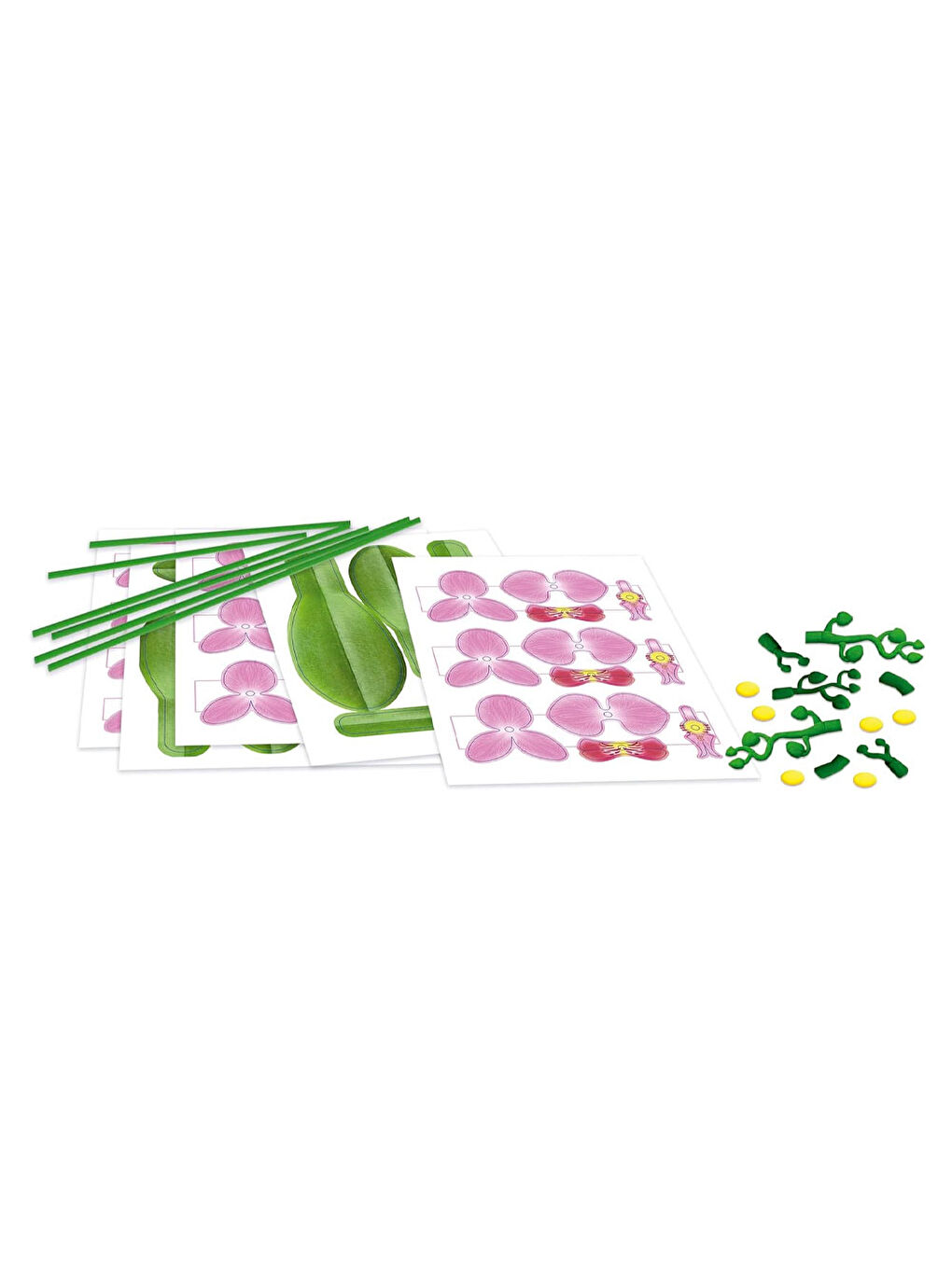 Puzzle Orkide Çiçek Sanatı 20135-2