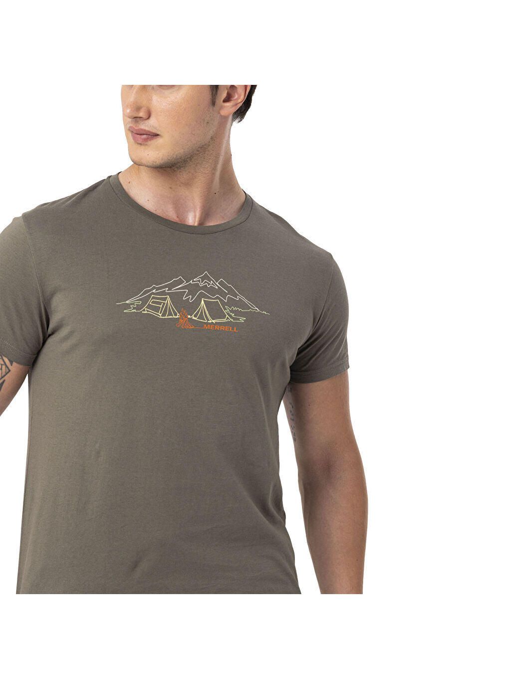 Haki Tamp Erkek Yeşil Tişört-6