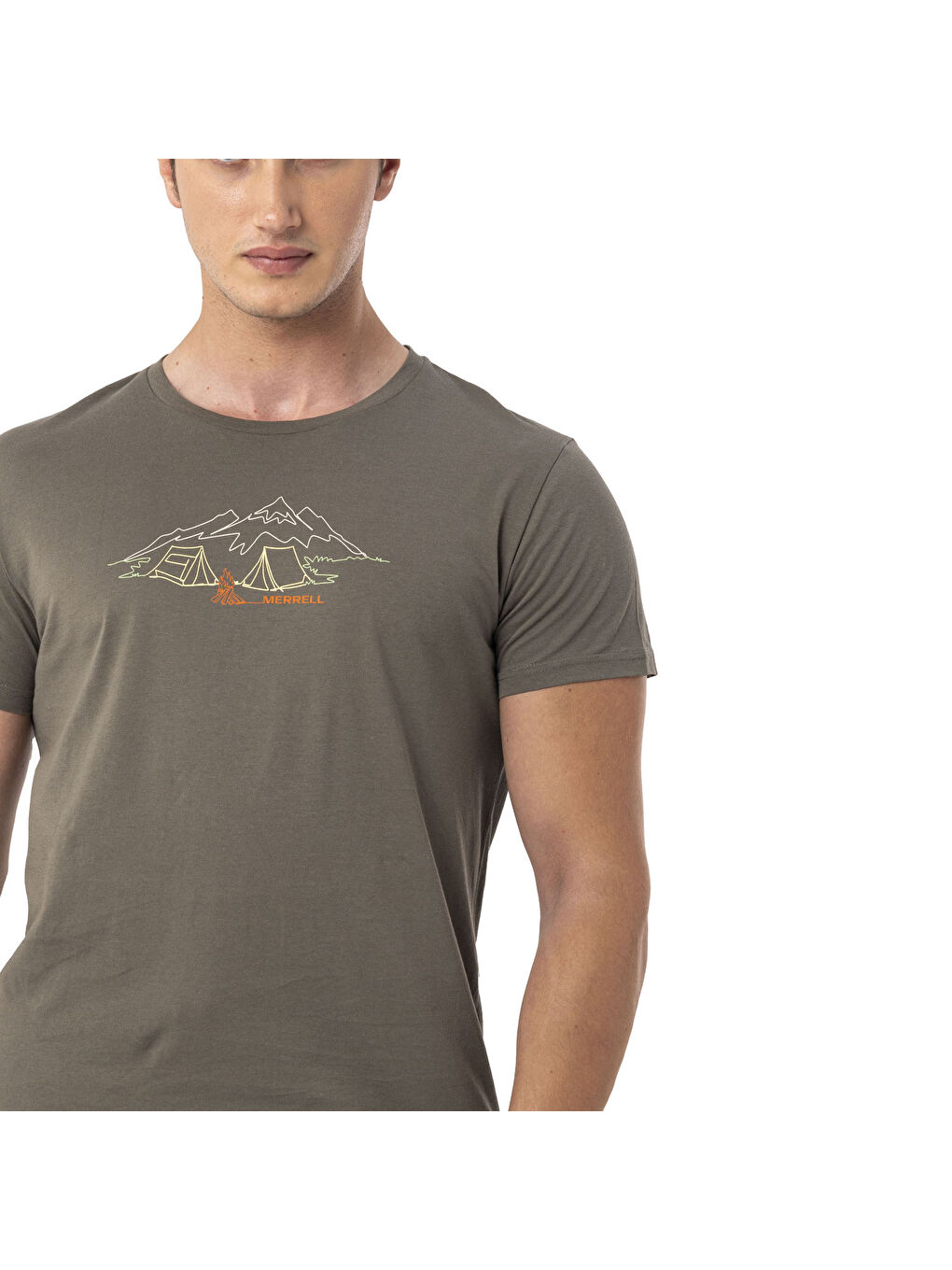 Haki Tamp Erkek Yeşil Tişört-7