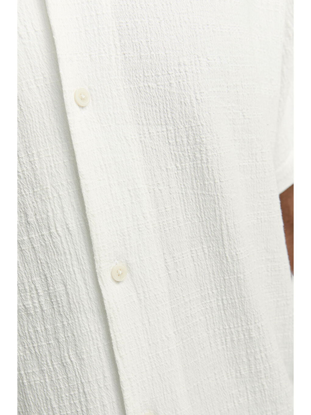 Beyaz Originals Jorluke Pamuklu Relaxed Fit Kısa Kollu Poplin %100 Pamuk Gömlek 12255781-4