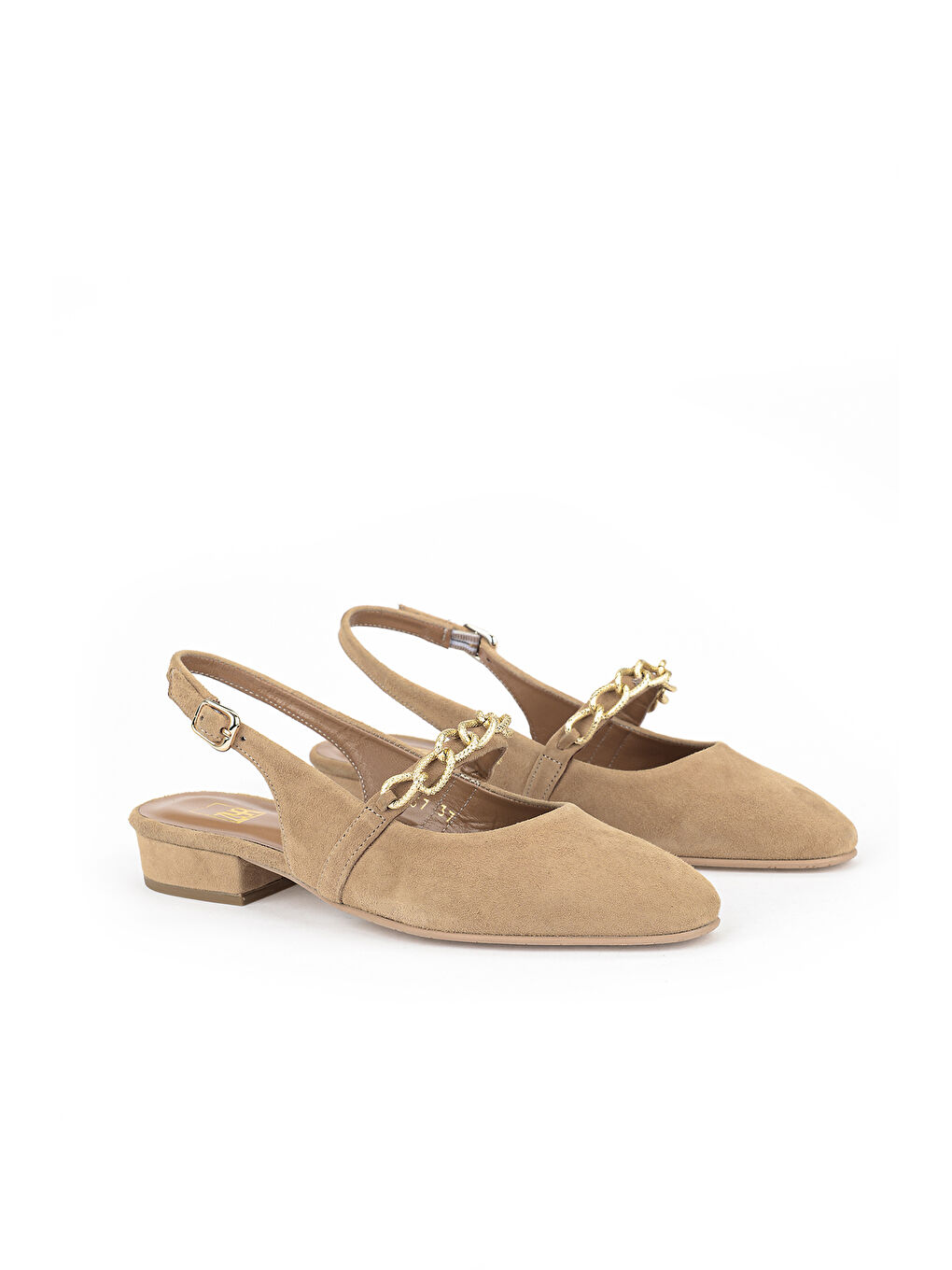 Kahverengi Kadın Hakiki Deri Topuklu Ayakkabı 1611030Z26572 Camel-1